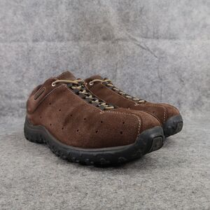 Columbia Shoes Mens 8 Hiking Outdoor Casual Sneaker Leather Brown Lace Up Turku